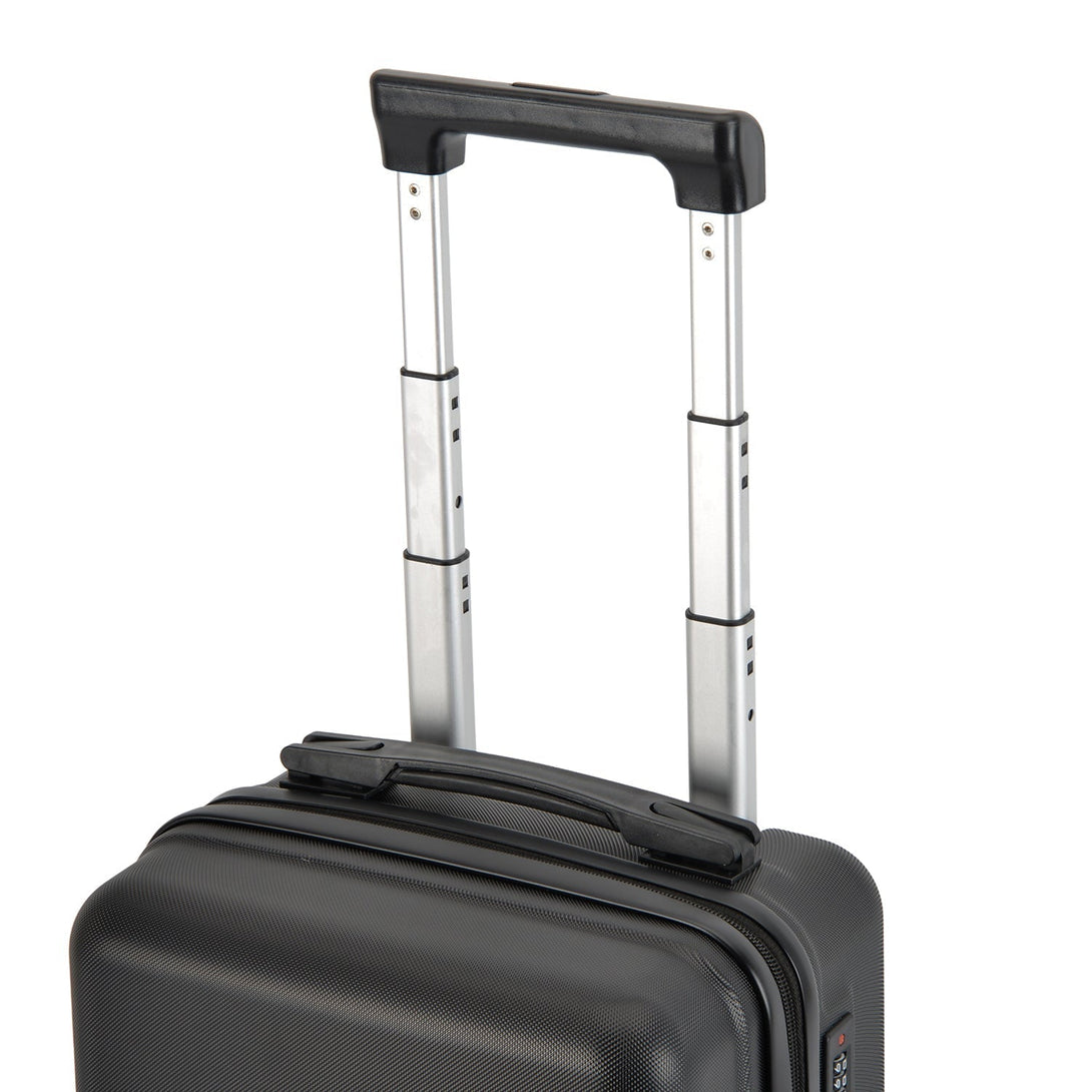BONTOUR CabinOne WizzAir/Vueling/Volotea Handgepäck Bordgepäck Koffer, schwarz