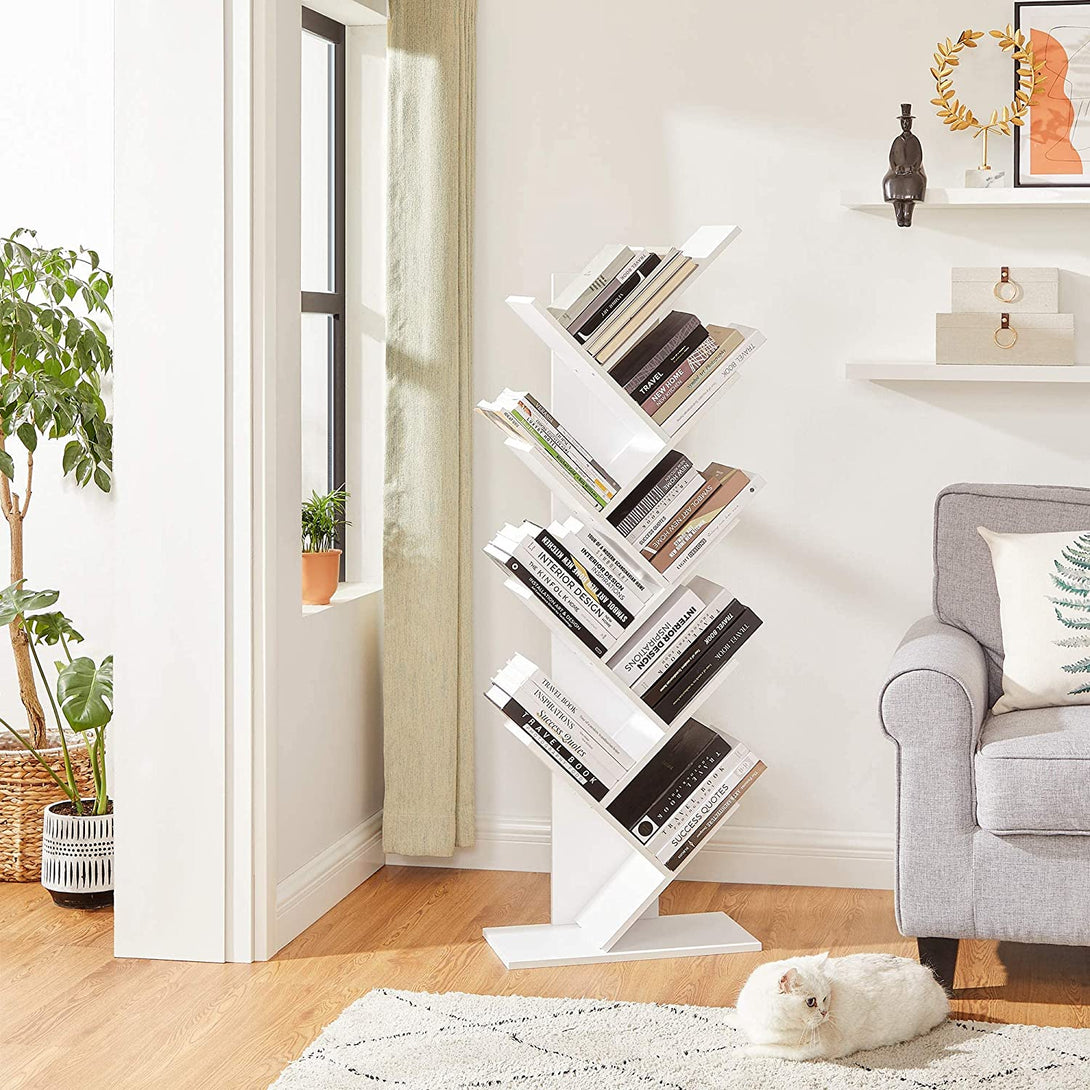 Bücherregal, Standregal, Weiß