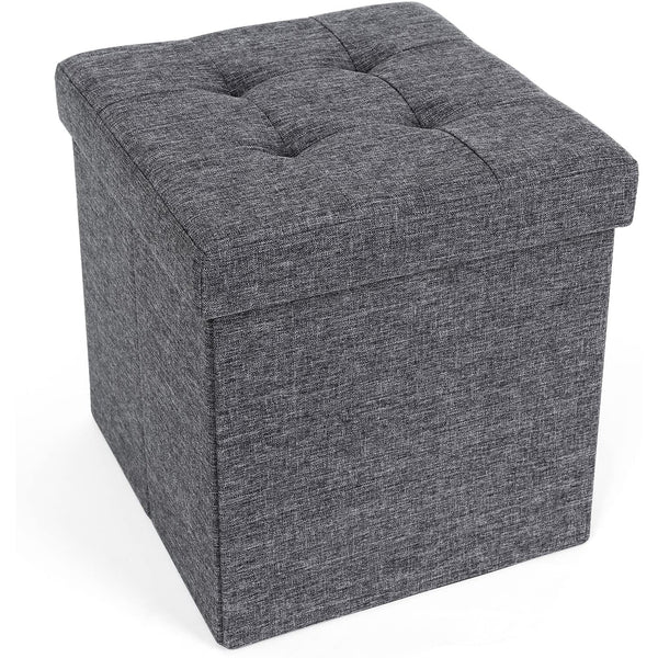 Klapppouf, Sitzbank mit Stauraum, dunkelgrau