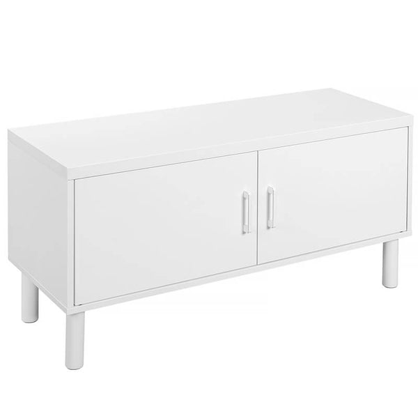 Schuhschrank mit Tür, Schuhbank, weiß