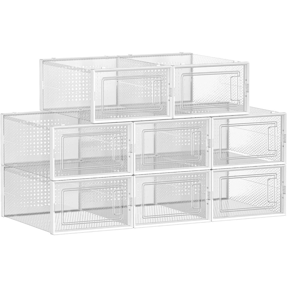 Stapelbare Schuhaufbewahrungsboxen, Organizer, transparent
